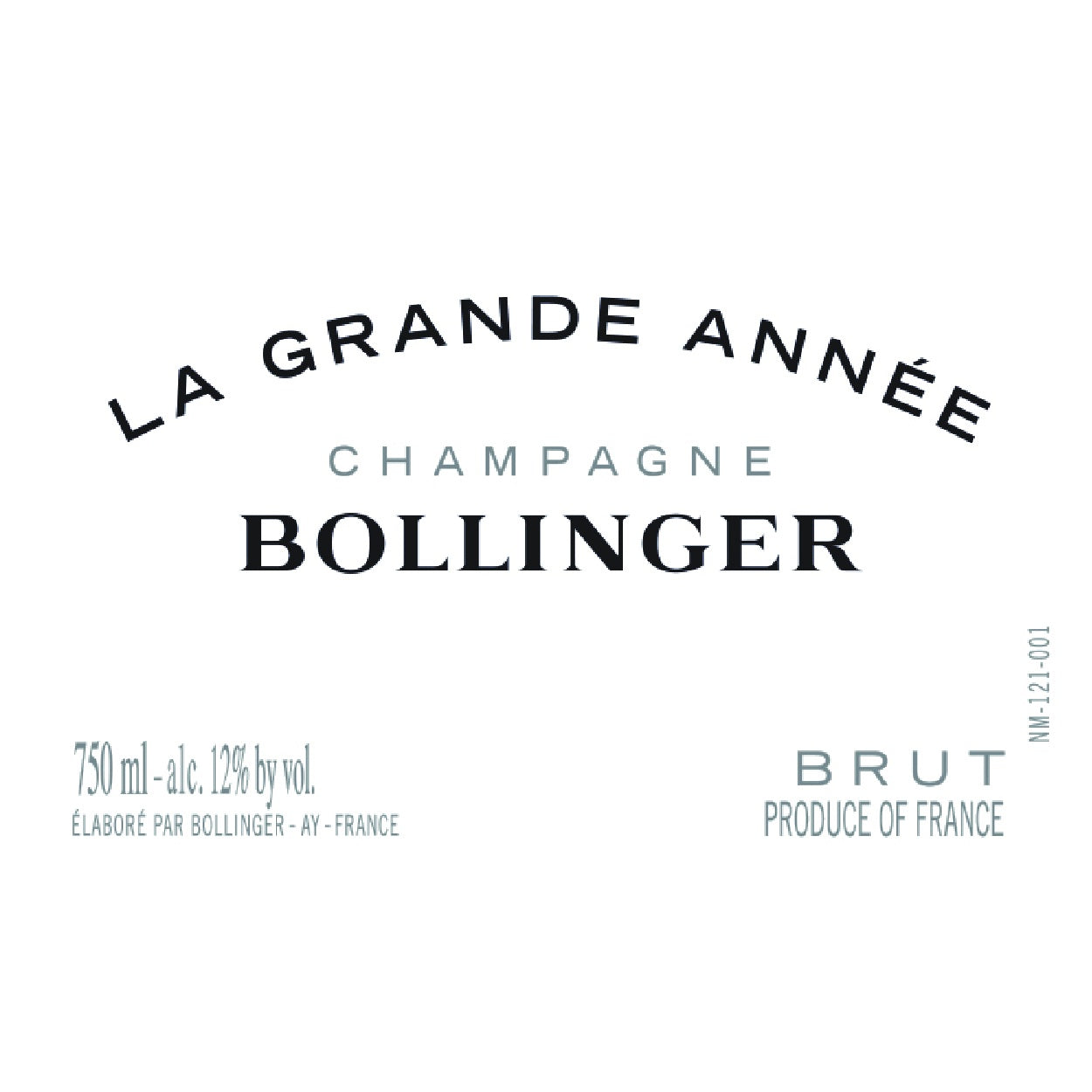 Bollinger La Grande Année Brut 2002