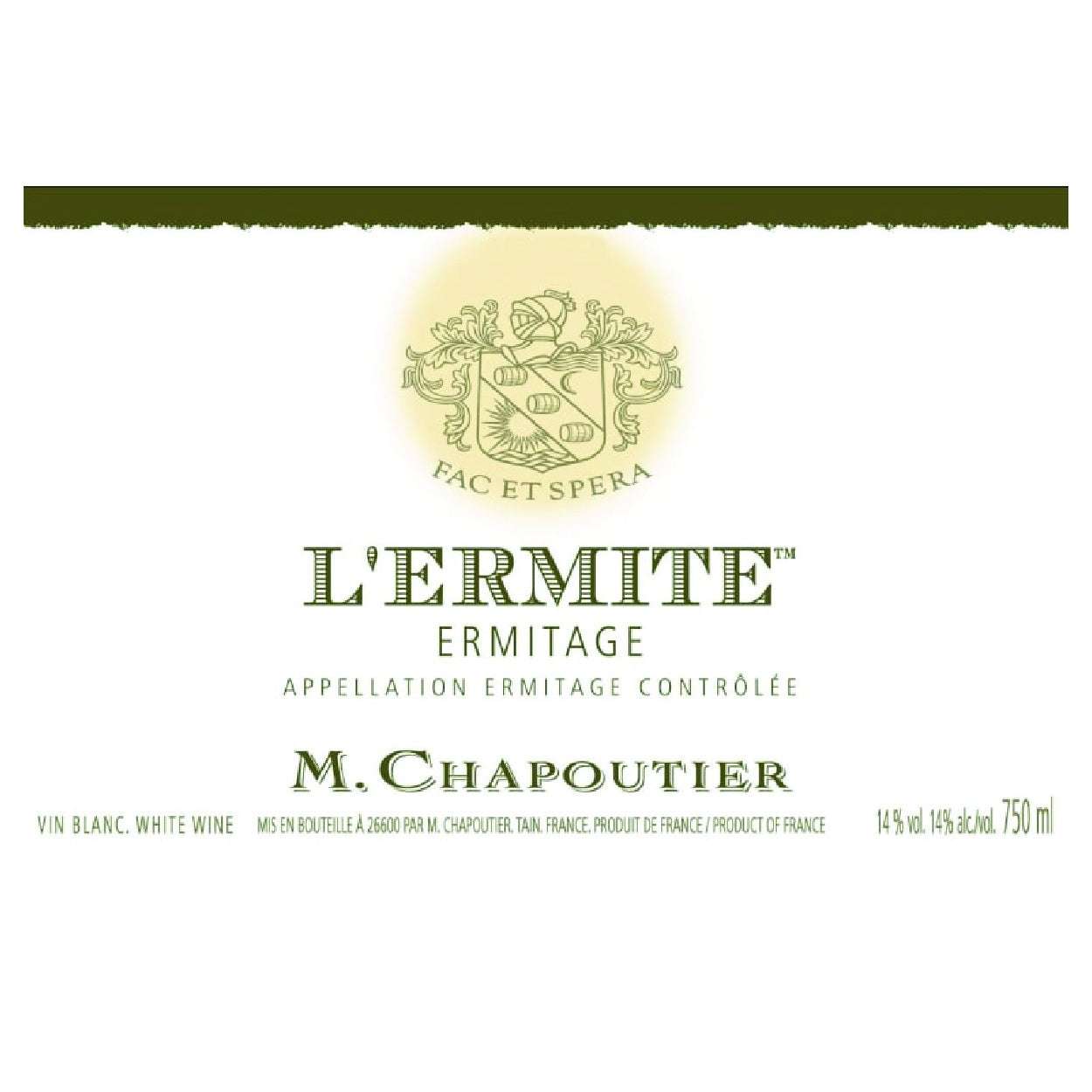 Chapoutier Ermitage l'Ermite 2010