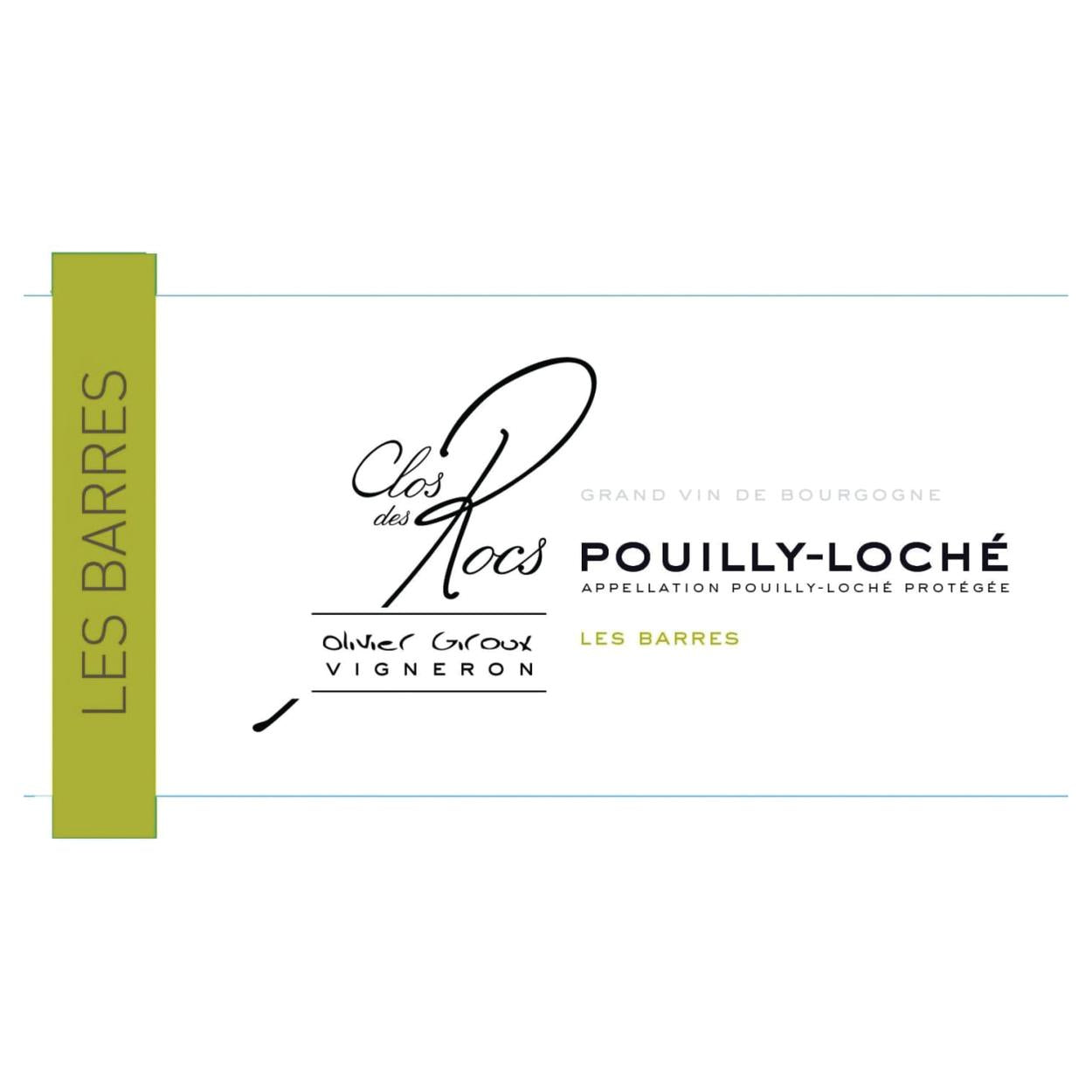 Domaine Clos des Rocs Pouilly-Loche Les Barres 2022