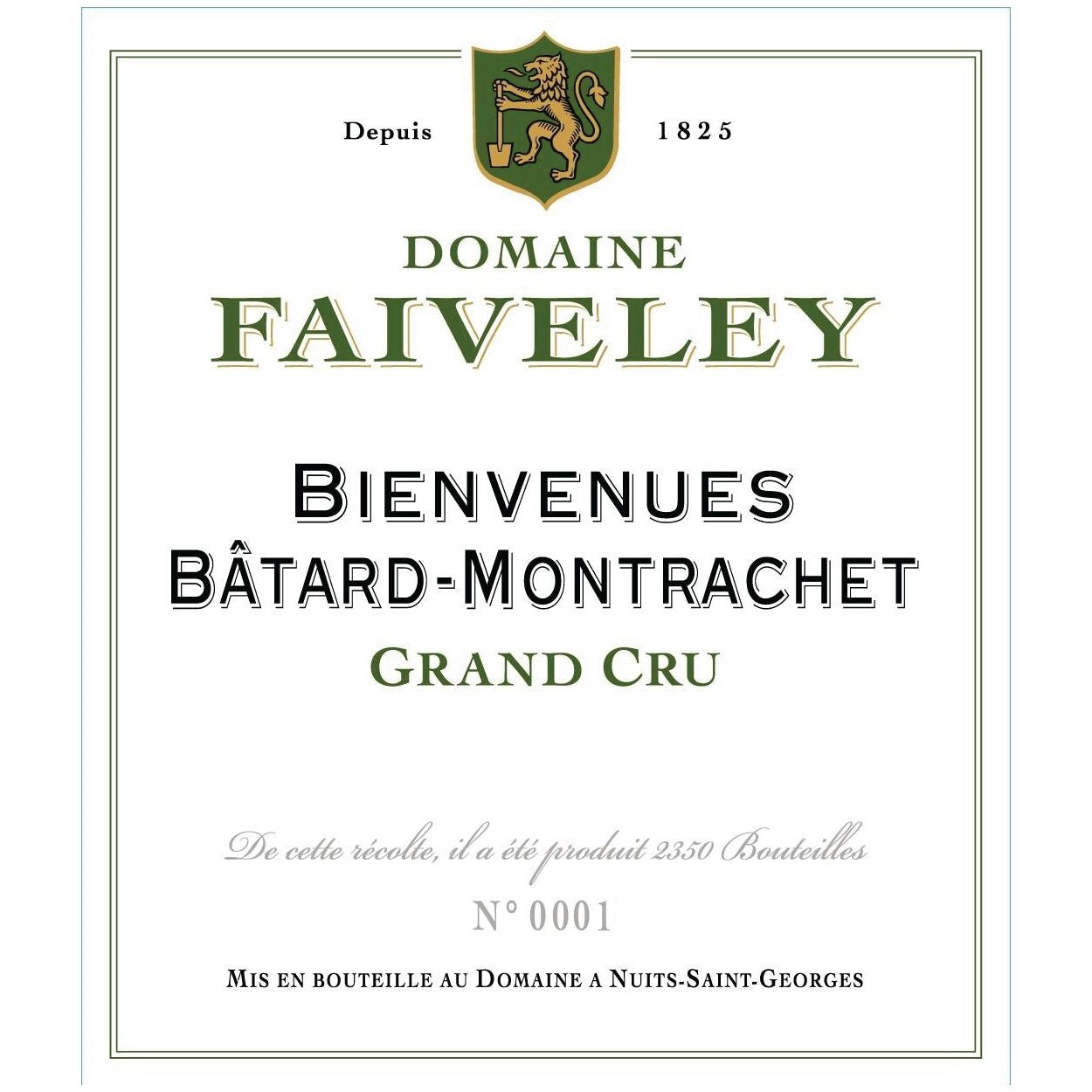 Joseph Faiveley, Bienvenues Batard Montrachet 2010