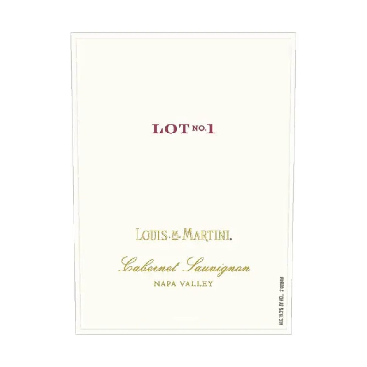 Louis Martini Lot No.1 Cabernet Sauvignon 2016