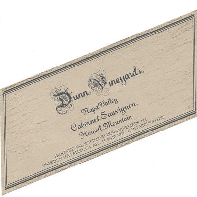 Dunn Vineyards Howell Mountain Cabernet Sauvignon 2009