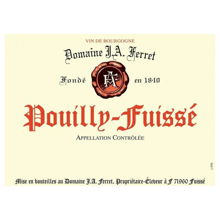 J.A. Ferret, Pouilly-Fuissé 'Clos de Jeanne' Tetê de Cru, 2023