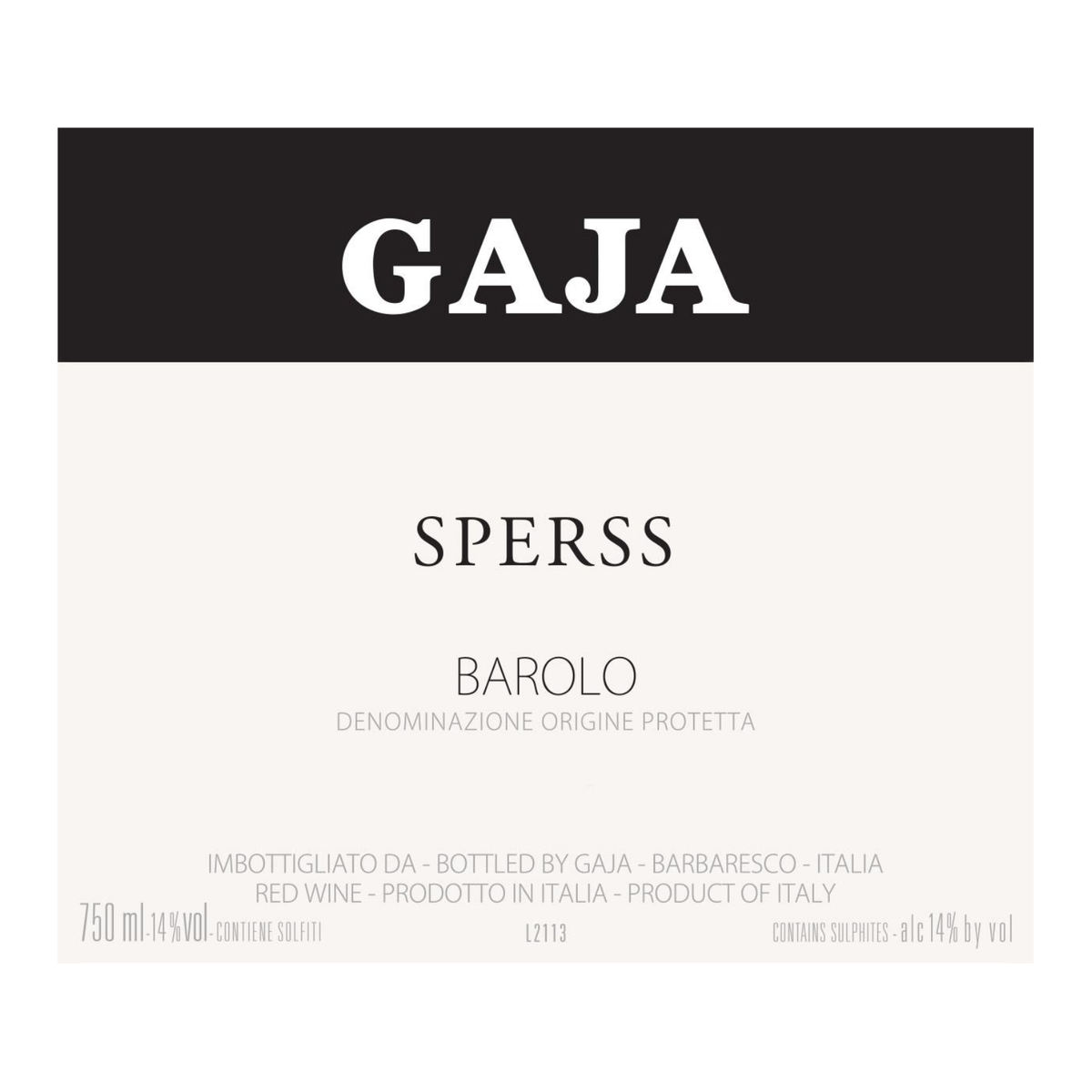 Gaja, Sperss Barolo 2019