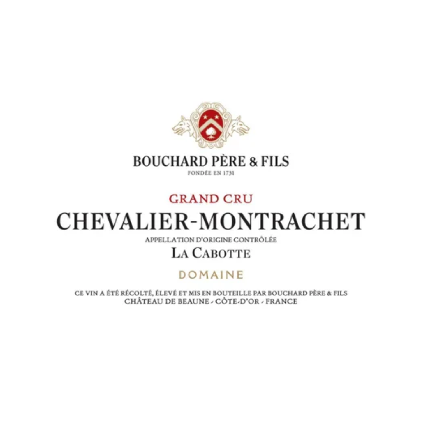 Bouchard Pere et Fils, La Cabotte 2016