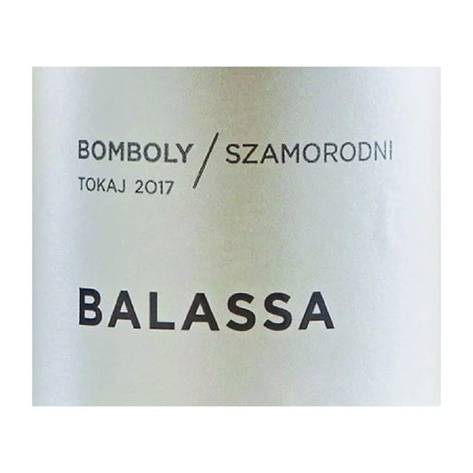 Balassa Tokaji Szamorodni Bomboly 2017
