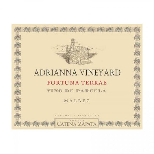 Bodega Catena Zapata Gualtallary Adrianna Vineyard Fortuna Terrae Malbec Tupungato 2015