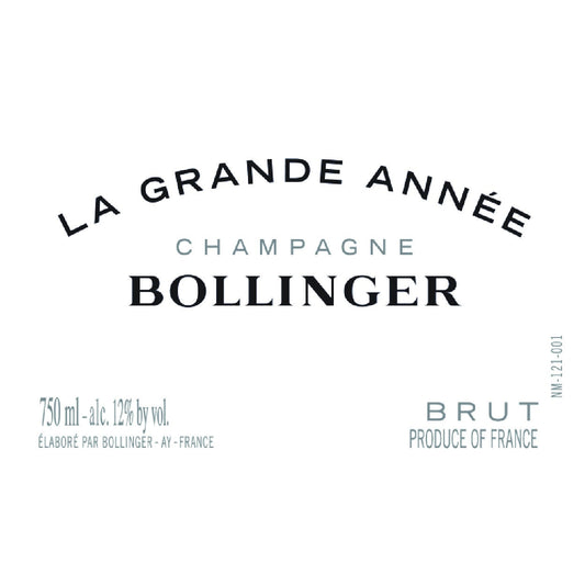 Bollinger La Grande Annee Brut 2012