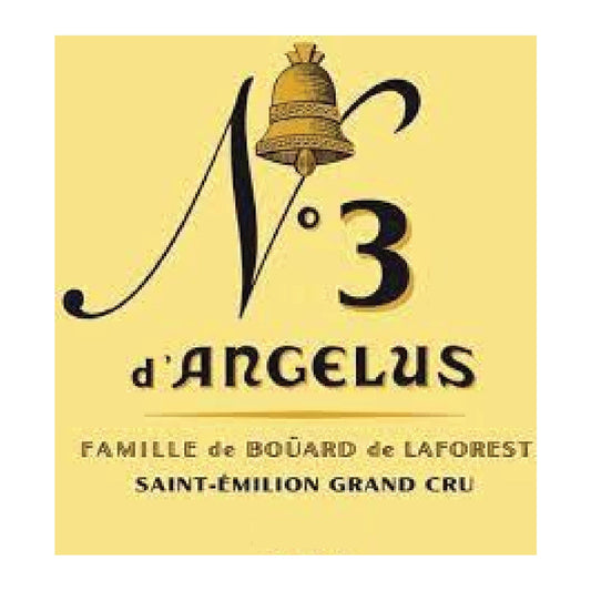 Château Angélus No 3 d'Angelus Saint-Emilion Grand Cru 2018