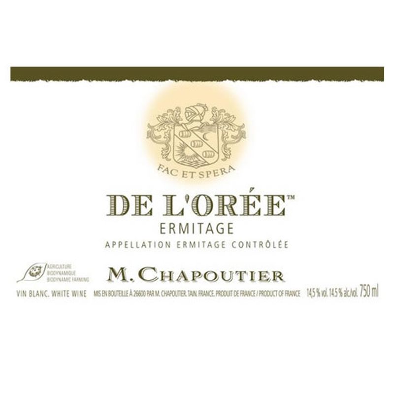 Chapoutier, De l'Orée Blanc, 2013