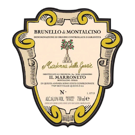 Il Marroneto Brunello di Montalcino Madonna delle Grazie 2010
