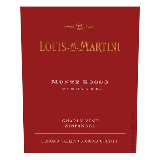Louis Martini Monte Rosso Zinfandel 2017