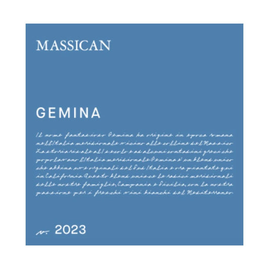Massican Gemina 2023